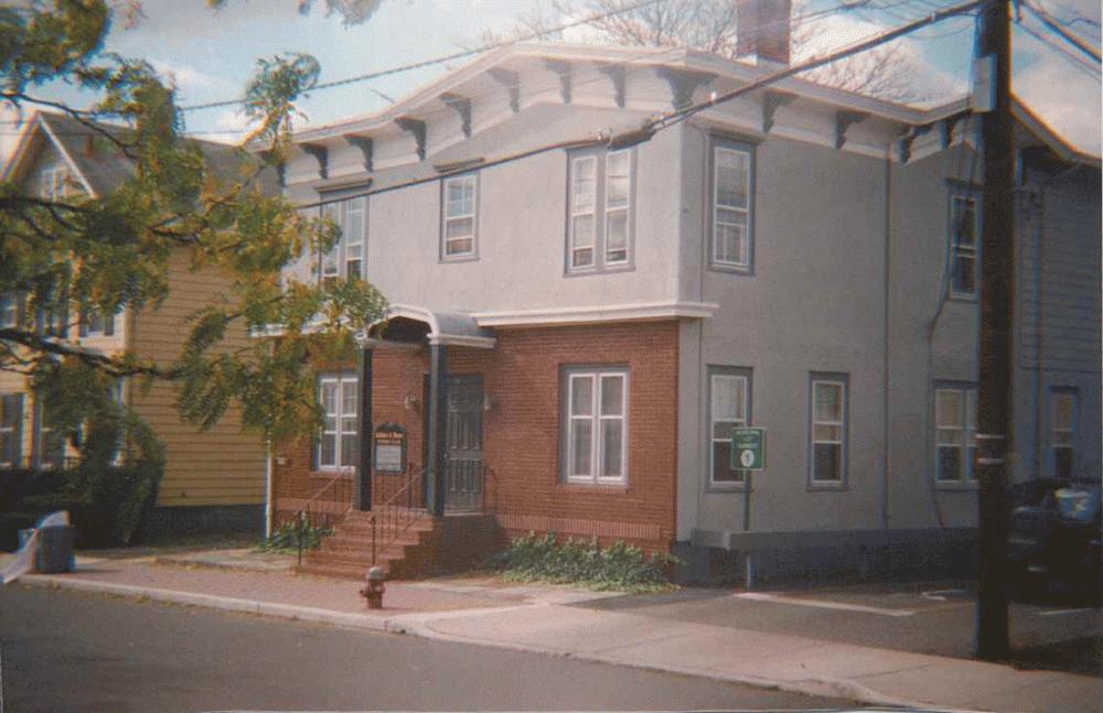 Commercial office building, stucco and trim